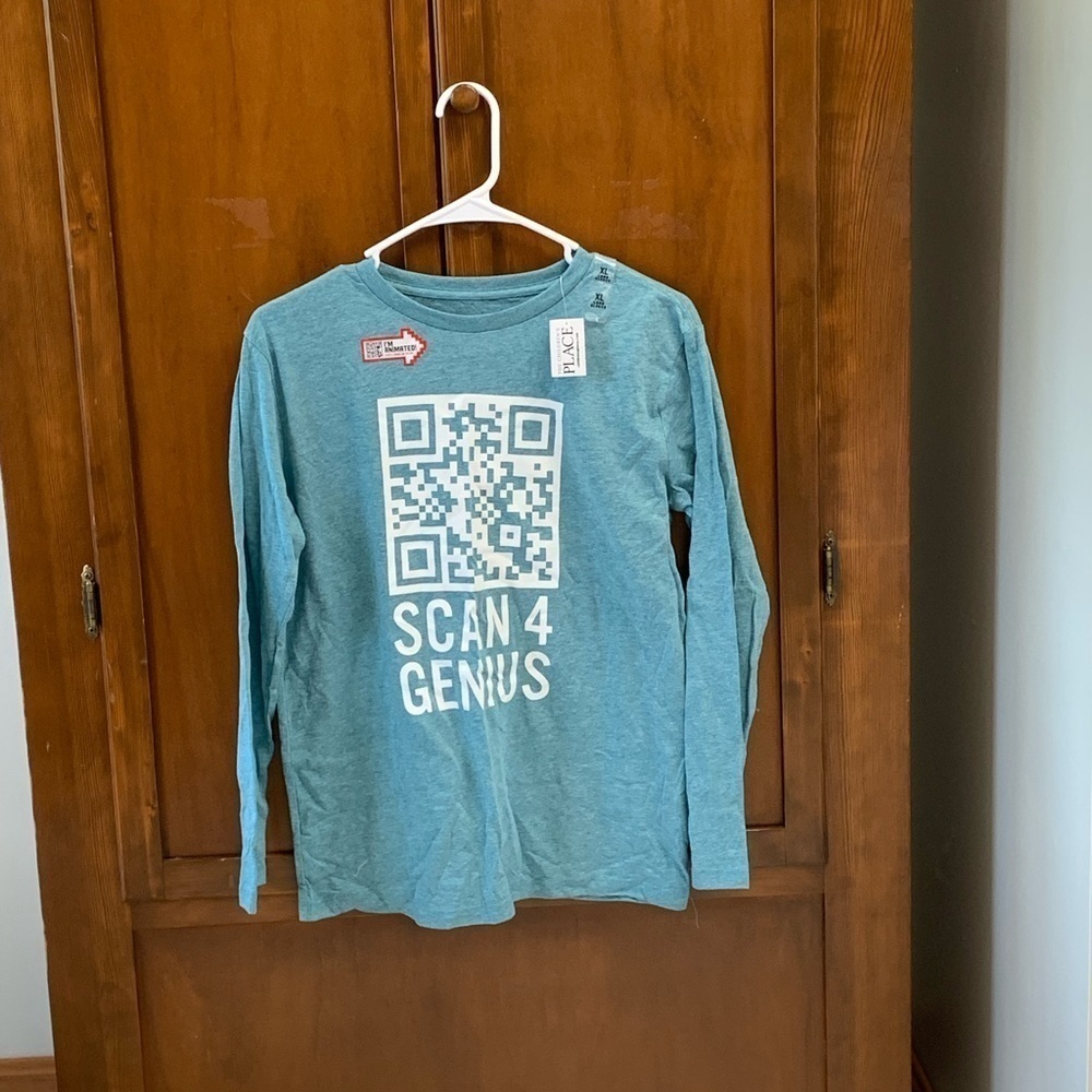 The Children’s Place interactive animated T shirt long sleeve NEW XL 14